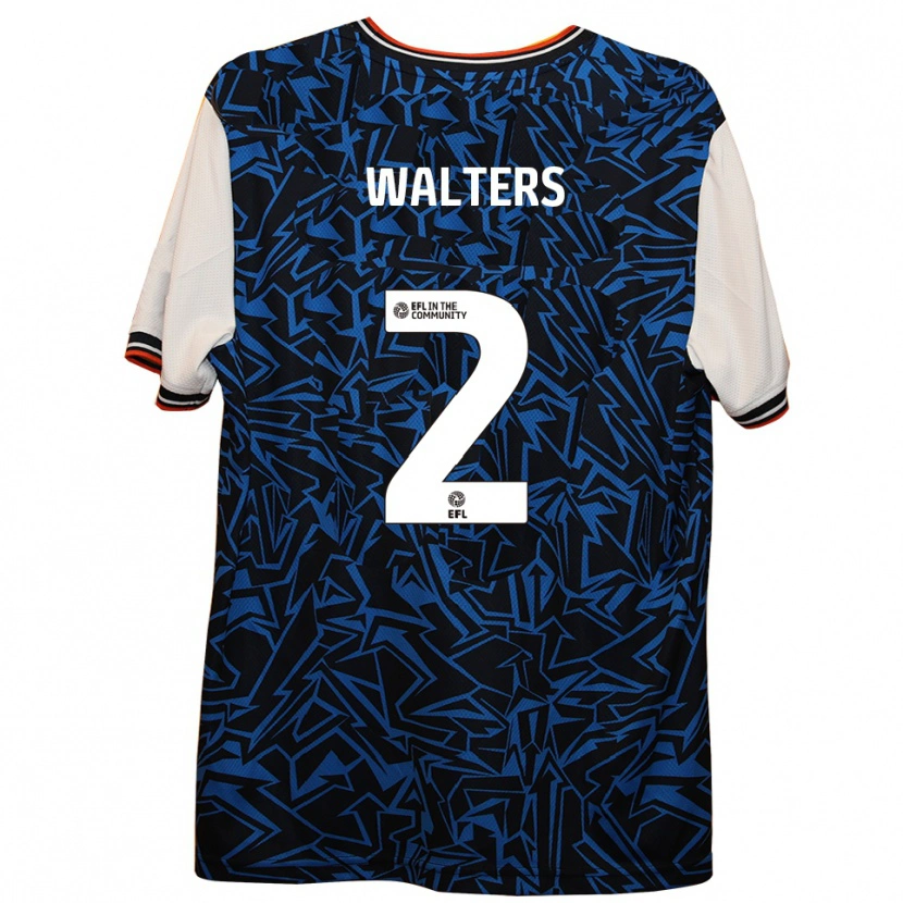 Danxen Damen Reuell Walters #2 Blau Schwarz Weiß Auswärtstrikot Trikot 2025/26 T-Shirt