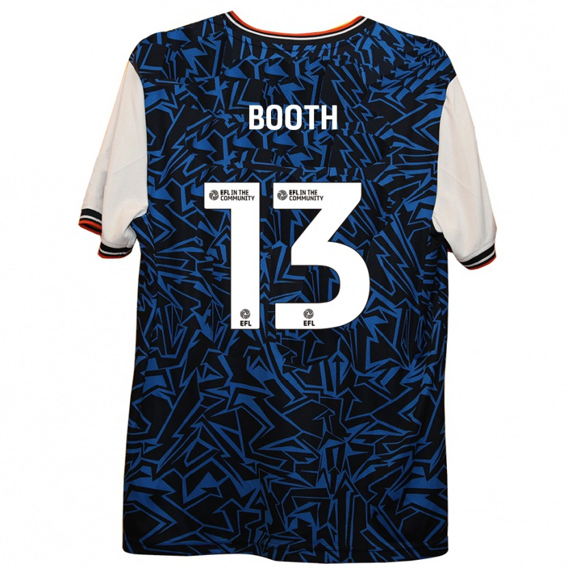 Danxen Damen Charlie Booth #13 Blau Schwarz Weiß Auswärtstrikot Trikot 2025/26 T-Shirt