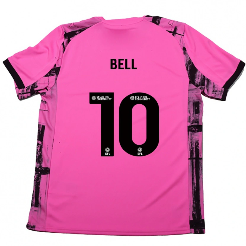 Danxen Damen Jade Bell #10 Rosenrot Schwarz Auswärtstrikot Trikot 2025/26 T-Shirt