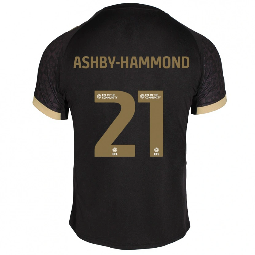 Danxen Damen Luca Ashby-Hammond #21 Schwarz Gold Auswärtstrikot Trikot 2025/26 T-Shirt
