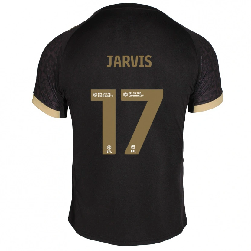 Danxen Damen Lulu Jarvis #17 Schwarz Gold Auswärtstrikot Trikot 2025/26 T-Shirt