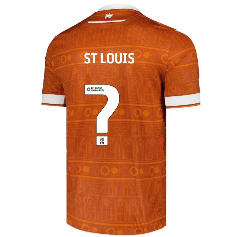 Danxen Damen T'shay St Louis #0 Orange Weiß Auswärtstrikot Trikot 2025/26 T-Shirt