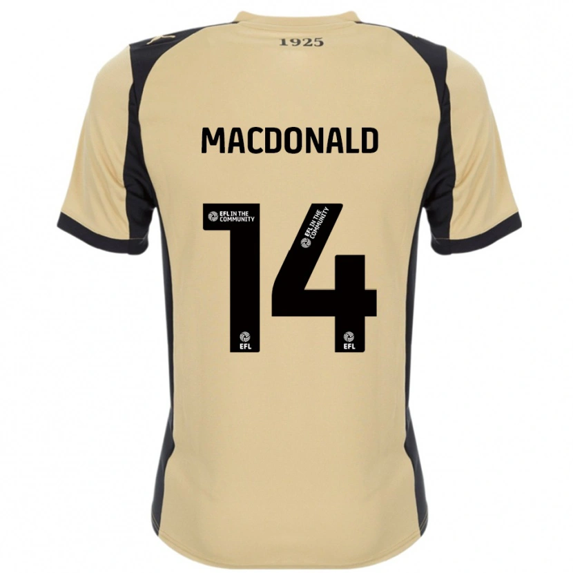 Danxen Damen Alex Macdonald #14 Gold Schwarz Auswärtstrikot Trikot 2025/26 T-Shirt