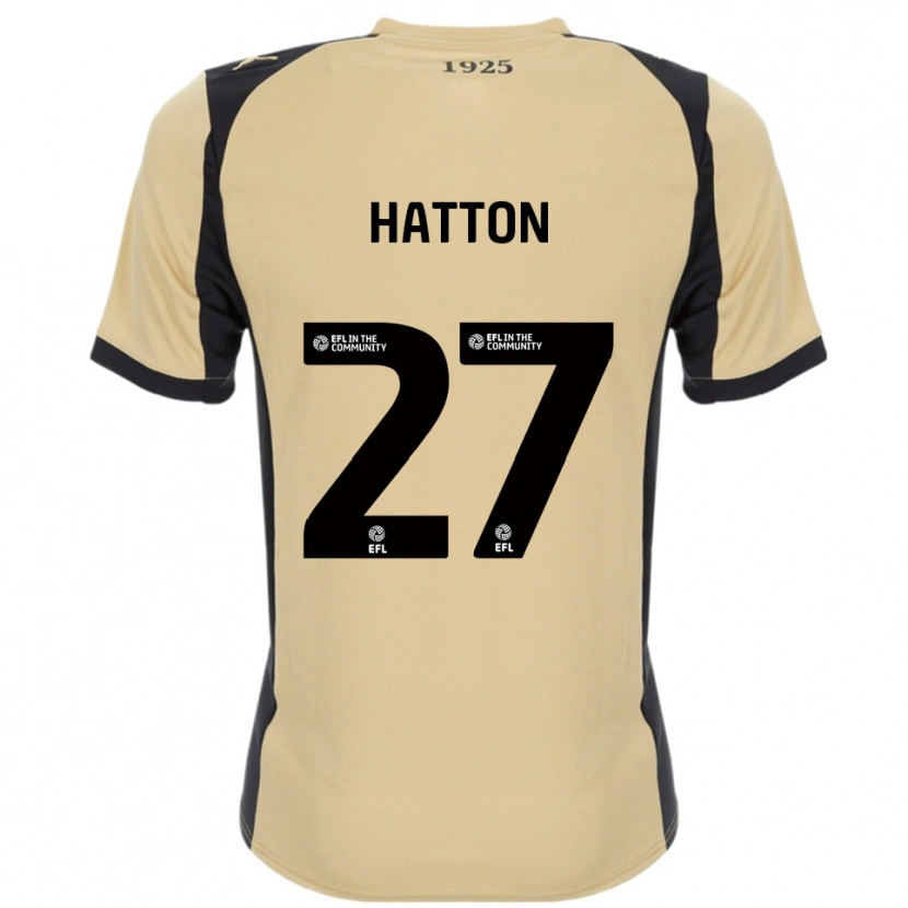 Danxen Damen Ben Hatton #27 Gold Schwarz Auswärtstrikot Trikot 2025/26 T-Shirt