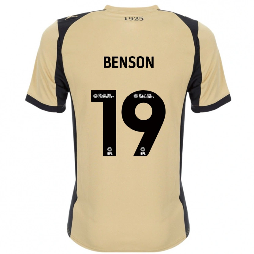 Danxen Damen Josh Benson #19 Gold Schwarz Auswärtstrikot Trikot 2025/26 T-Shirt