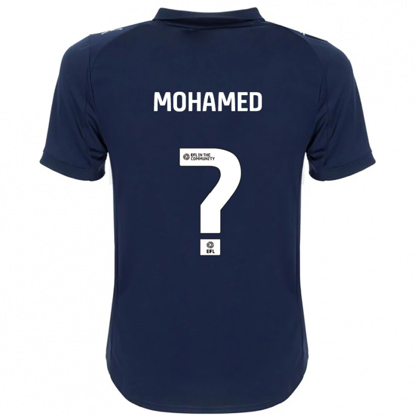 Danxen Damen Jarma Mohamed #0 Marine Weiß Auswärtstrikot Trikot 2025/26 T-Shirt