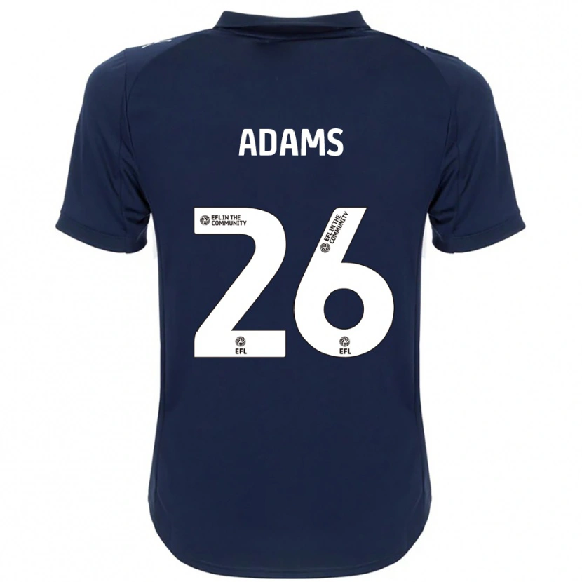 Danxen Damen Joe Adams #26 Marine Weiß Auswärtstrikot Trikot 2025/26 T-Shirt