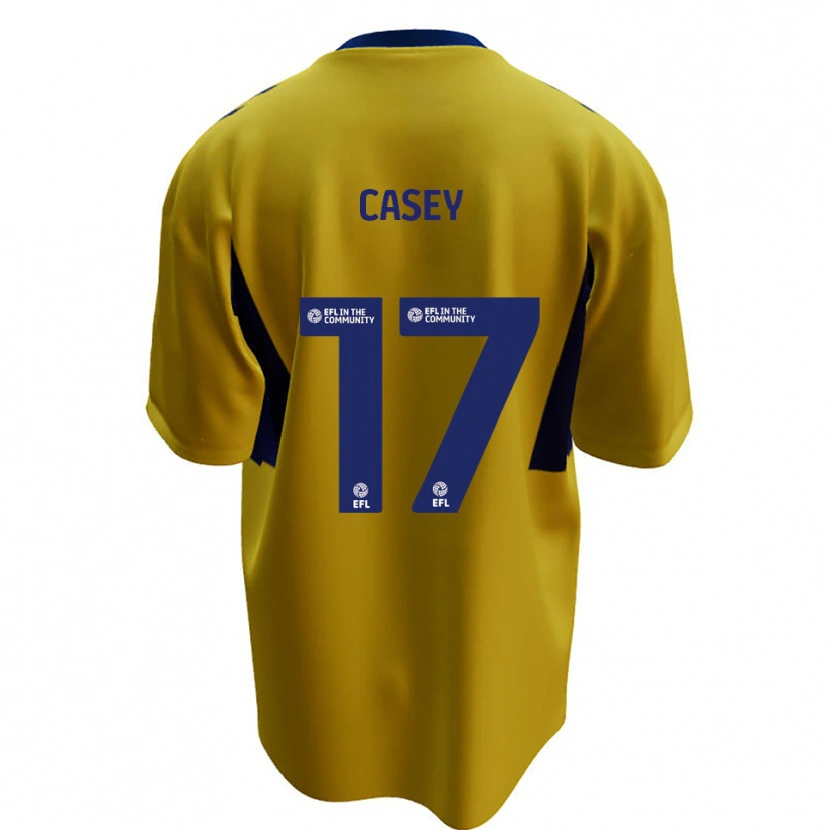 Danxen Damen Dan Casey #17 Gelb Blau Auswärtstrikot Trikot 2025/26 T-Shirt