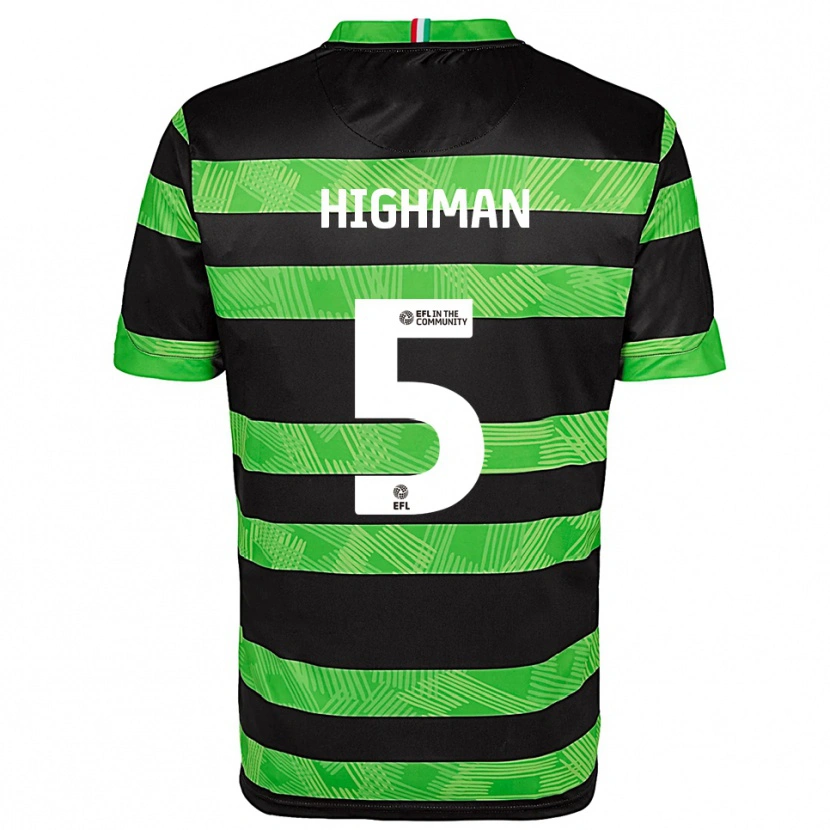 Danxen Damen Kelly Highman #5 Schwarz Grün Auswärtstrikot Trikot 2025/26 T-Shirt