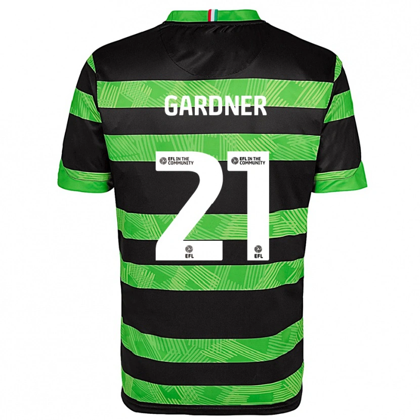 Danxen Damen Remmi Gardner #21 Schwarz Grün Auswärtstrikot Trikot 2025/26 T-Shirt
