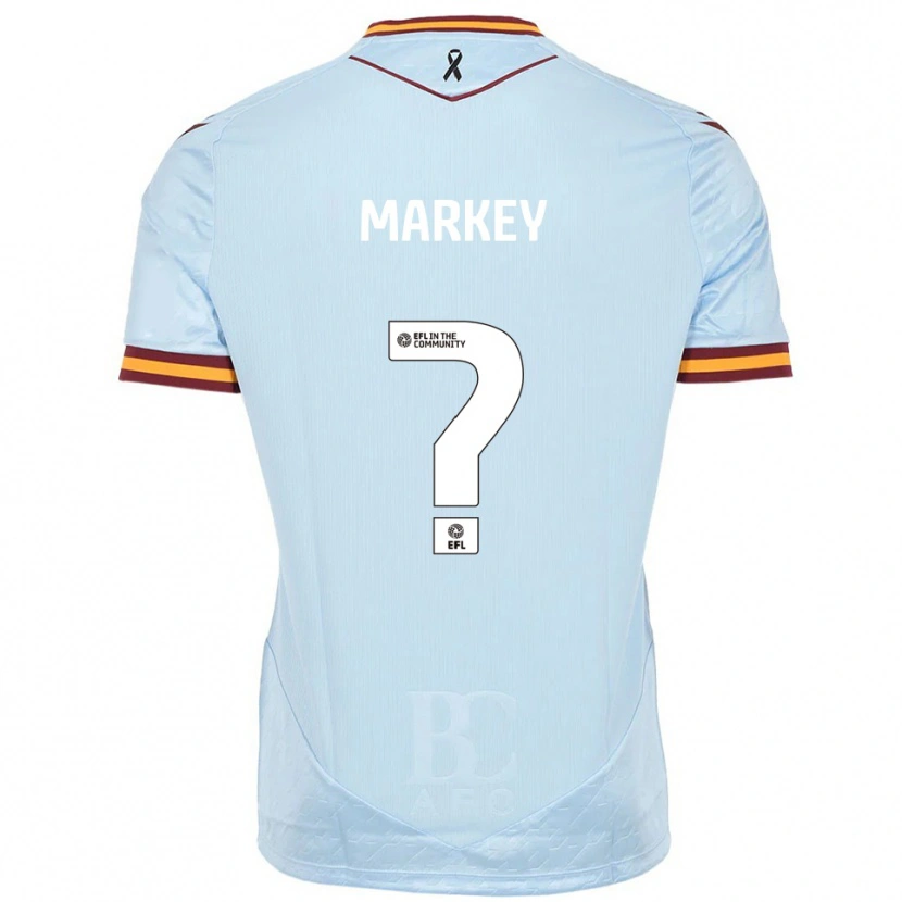 Danxen Damen Hannah Markey #0 Himmelblau Auswärtstrikot Trikot 2025/26 T-Shirt