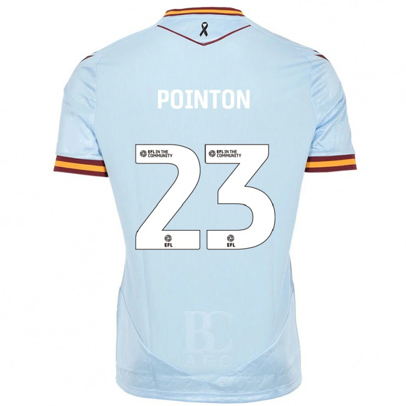 Danxen Damen Bobby Pointon #23 Himmelblau Auswärtstrikot Trikot 2025/26 T-Shirt