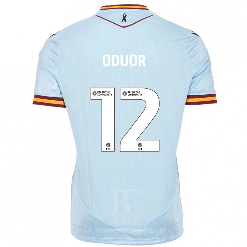 Danxen Damen Clarke Oduor #12 Himmelblau Auswärtstrikot Trikot 2025/26 T-Shirt