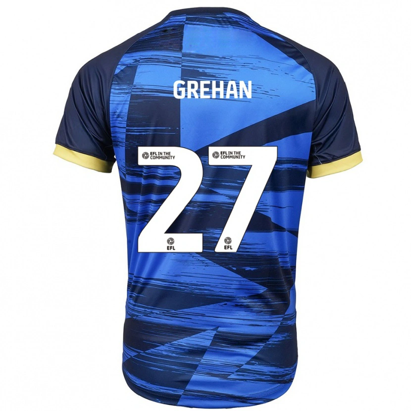 Danxen Damen Seán Grehan #27 Blau Marine Auswärtstrikot Trikot 2025/26 T-Shirt