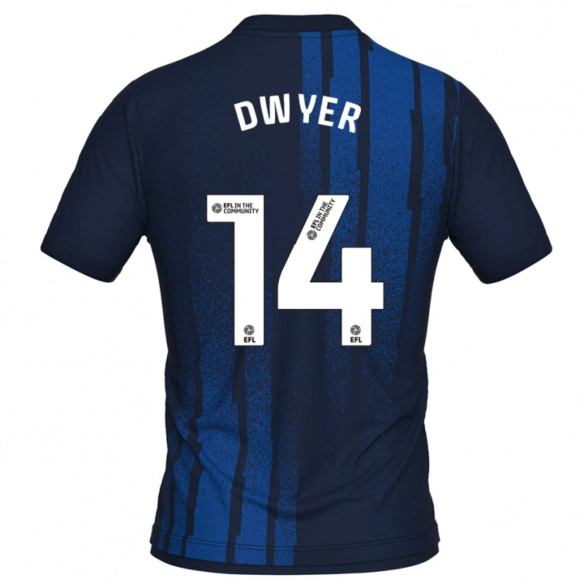 Danxen Damen Dom Dwyer #14 Marine Weiß Auswärtstrikot Trikot 2025/26 T-Shirt