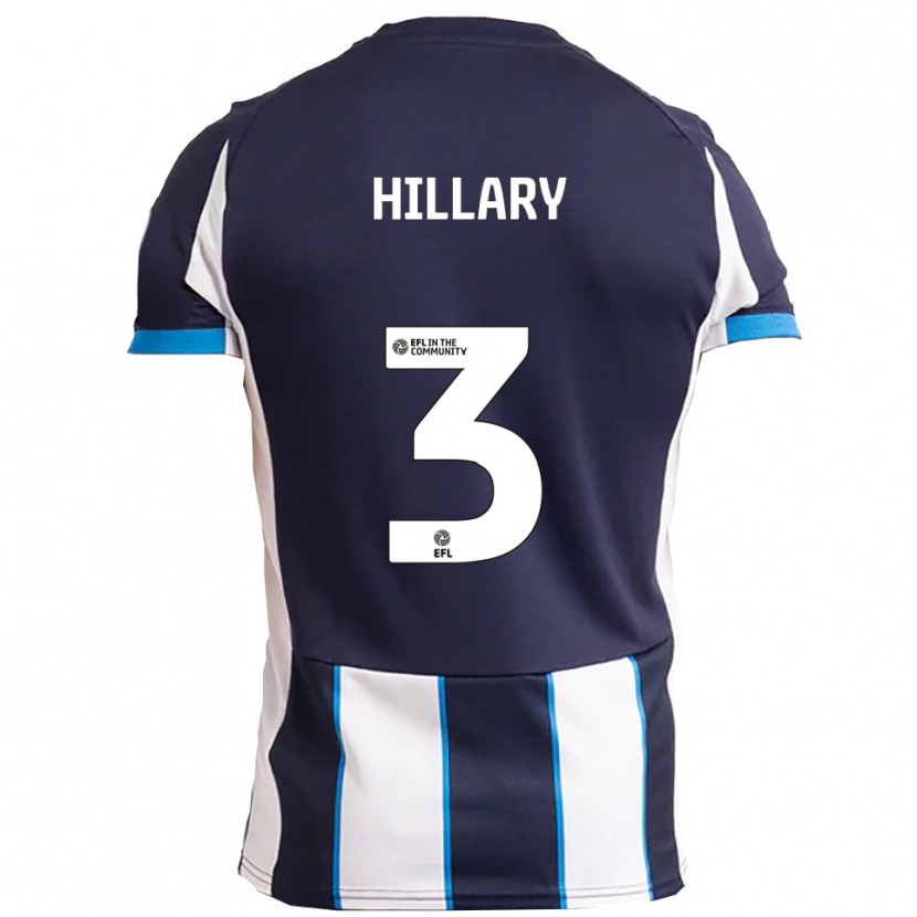 Danxen Damen Joe Hillary #3 Weiß Marine Auswärtstrikot Trikot 2025/26 T-Shirt