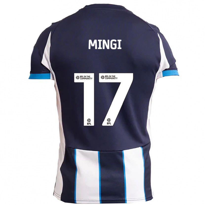 Danxen Damen Jay Mingi #17 Weiß Marine Auswärtstrikot Trikot 2025/26 T-Shirt