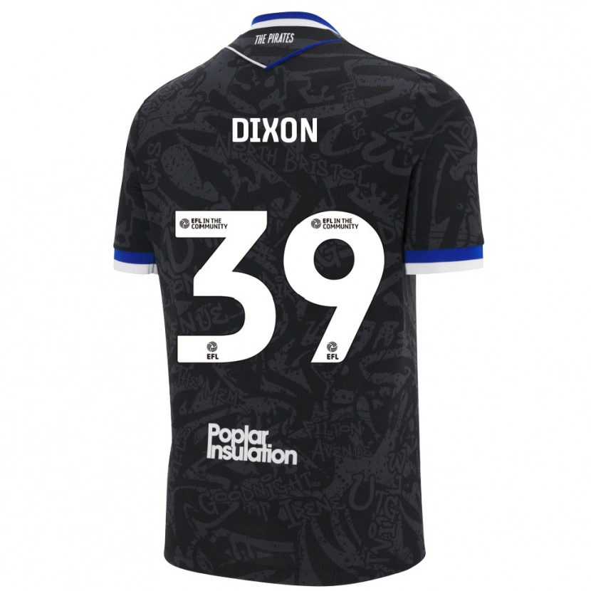 Danxen Damen Quincy Dixon #39 Schwarz Weiß Auswärtstrikot Trikot 2025/26 T-Shirt