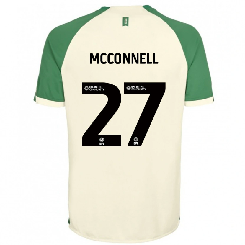 Danxen Damen Glenn Mcconnell #27 Cremeweiß Grün Auswärtstrikot Trikot 2025/26 T-Shirt