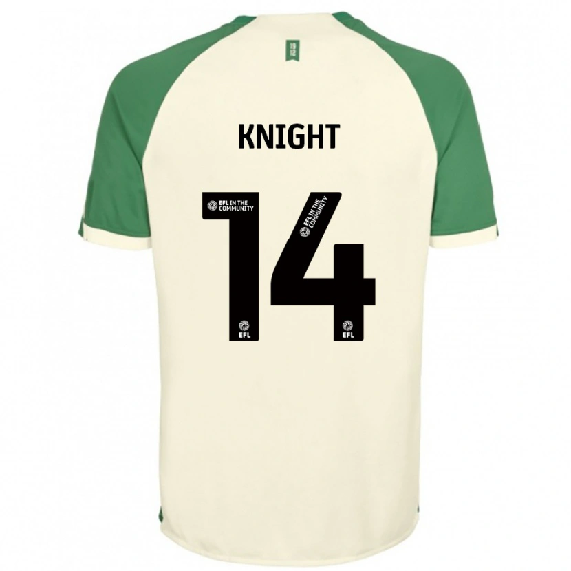 Danxen Damen Ben Knight #14 Cremeweiß Grün Auswärtstrikot Trikot 2025/26 T-Shirt