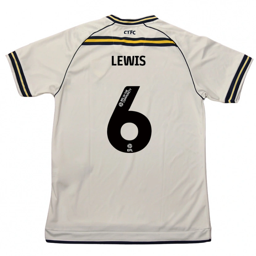 Danxen Damen Megan Lewis #6 Weiß Marine Auswärtstrikot Trikot 2025/26 T-Shirt