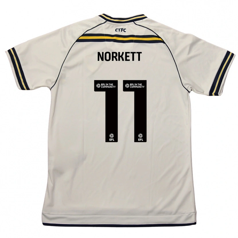 Danxen Damen Manni Norkett #11 Weiß Marine Auswärtstrikot Trikot 2025/26 T-Shirt