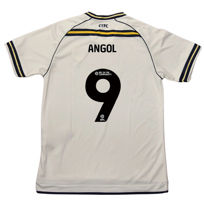 Danxen Damen Lee Angol #9 Weiß Marine Auswärtstrikot Trikot 2025/26 T-Shirt