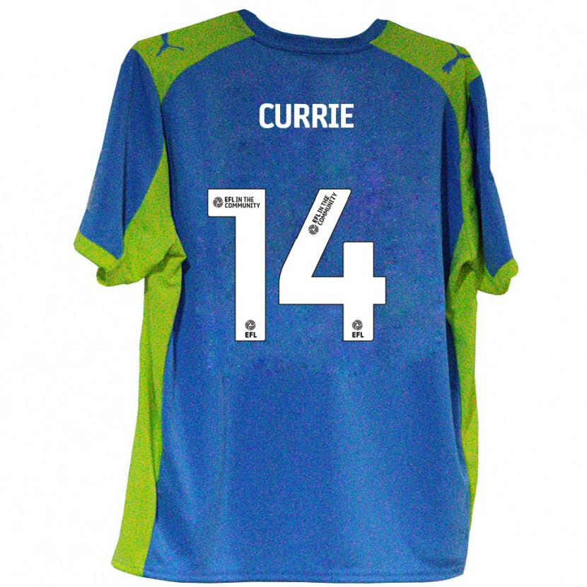 Danxen Damen Harvey Currie #14 Himmelblau Gelb Auswärtstrikot Trikot 2025/26 T-Shirt