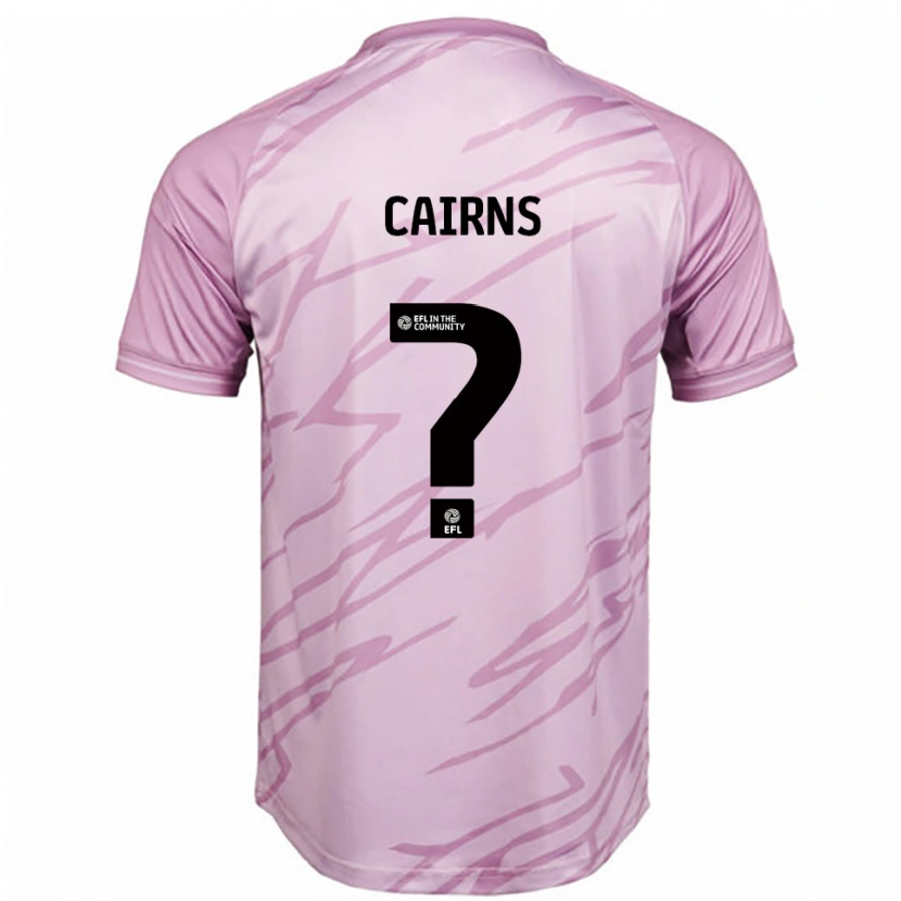 Danxen Damen Karsten Cairns #0 Pink Schwarz Auswärtstrikot Trikot 2025/26 T-Shirt