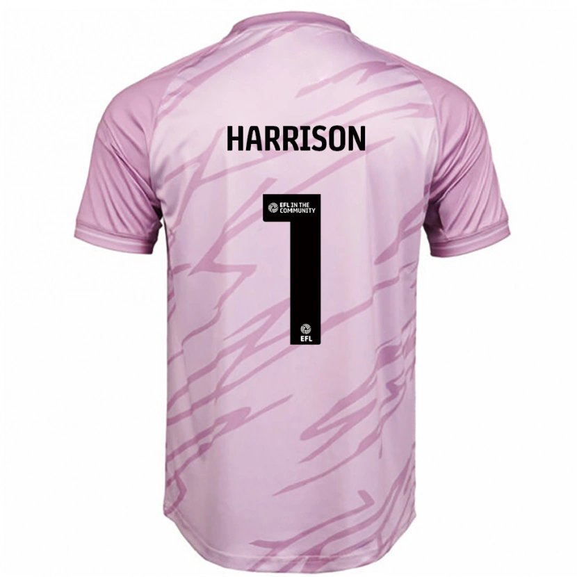 Danxen Damen Elyh Harrison #1 Pink Schwarz Auswärtstrikot Trikot 2025/26 T-Shirt