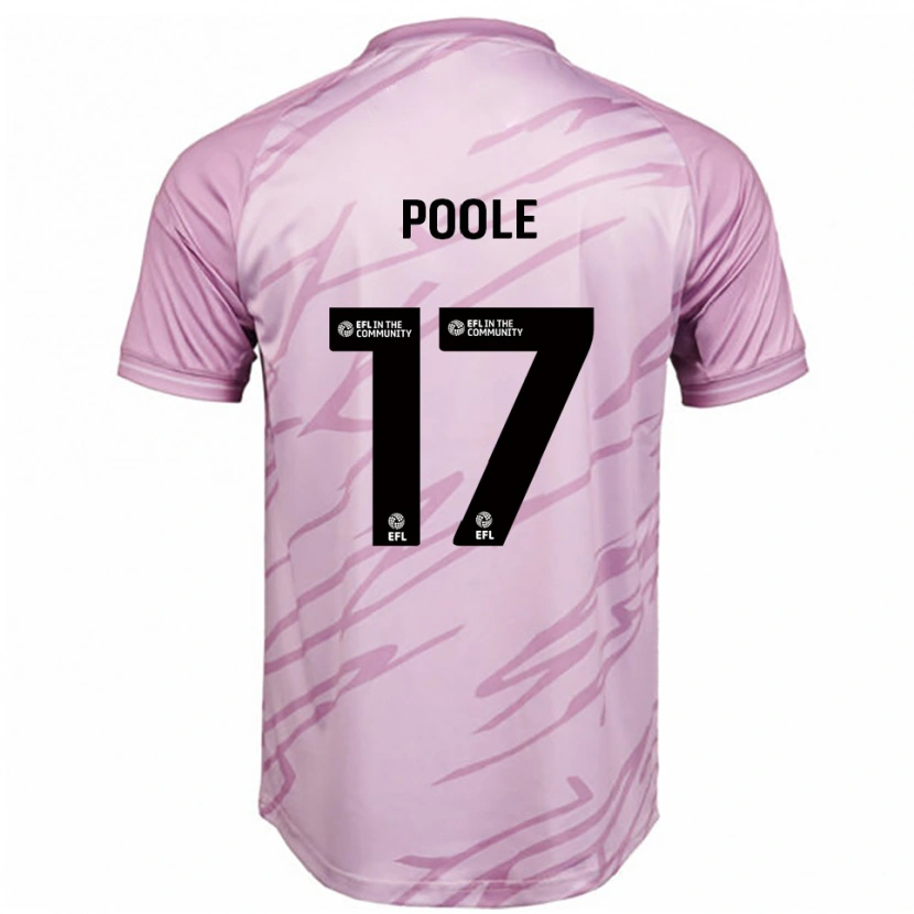 Danxen Damen Mia Poole #17 Pink Schwarz Auswärtstrikot Trikot 2025/26 T-Shirt