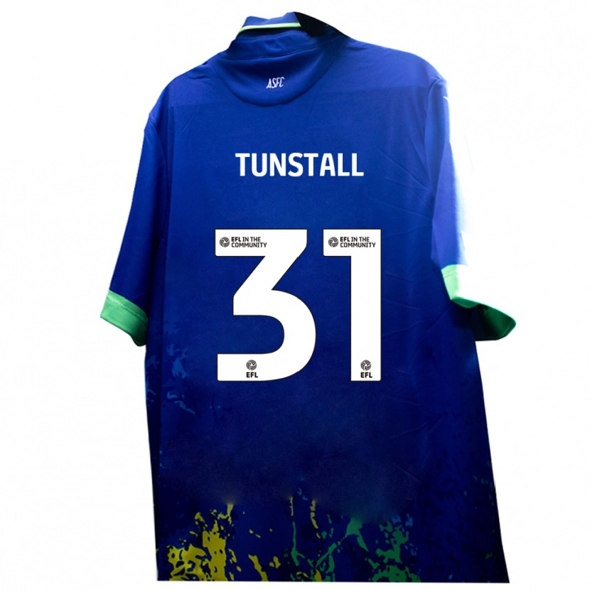 Danxen Damen Finlay Tunstall #31 Blau Gelb Auswärtstrikot Trikot 2025/26 T-Shirt