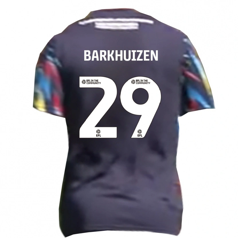 Danxen Damen Tom Barkhuizen #29 Marine Gelb Rot Auswärtstrikot Trikot 2025/26 T-Shirt