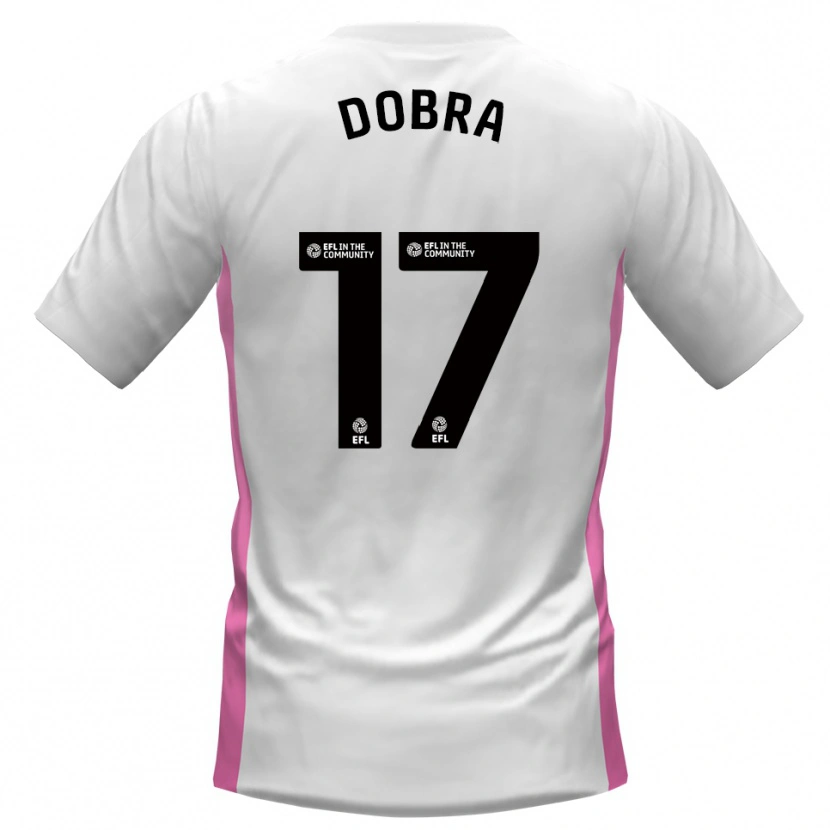 Danxen Damen Armando Dobra #17 Weiß Rot Auswärtstrikot Trikot 2025/26 T-Shirt