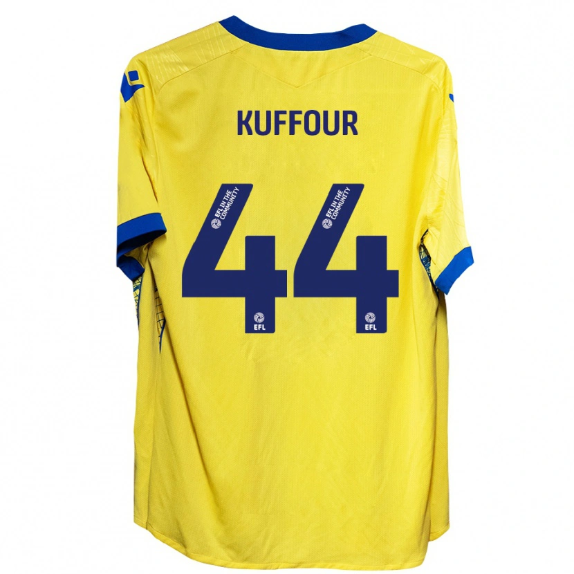 Danxen Damen Samuel Kuffour Jr. #44 Gelb Blau Auswärtstrikot Trikot 2025/26 T-Shirt
