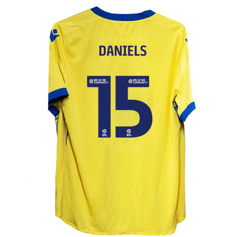 Danxen Damen Learna Daniels #15 Gelb Blau Auswärtstrikot Trikot 2025/26 T-Shirt