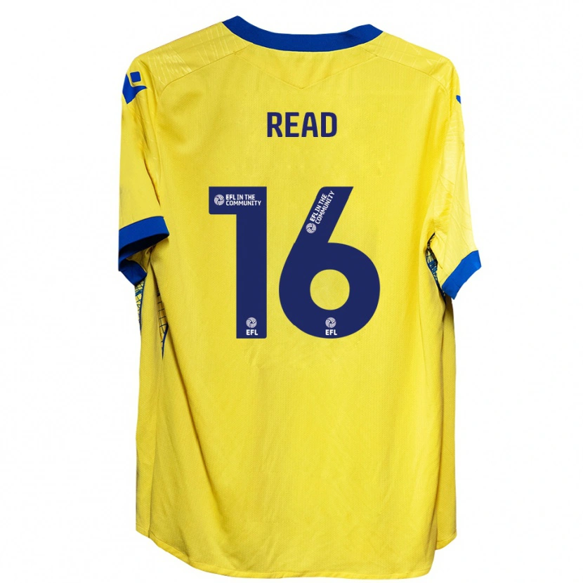 Danxen Damen Arthur Read #16 Gelb Blau Auswärtstrikot Trikot 2025/26 T-Shirt