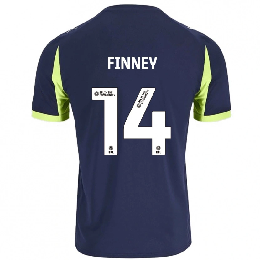 Danxen Damen Charlie Finney #14 Marine Fluoreszierendes Grün Auswärtstrikot Trikot 2025/26 T-Shirt