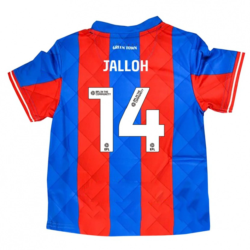 Danxen Damen Mamadu Jalloh #14 Blau Rot Weiß Auswärtstrikot Trikot 2025/26 T-Shirt