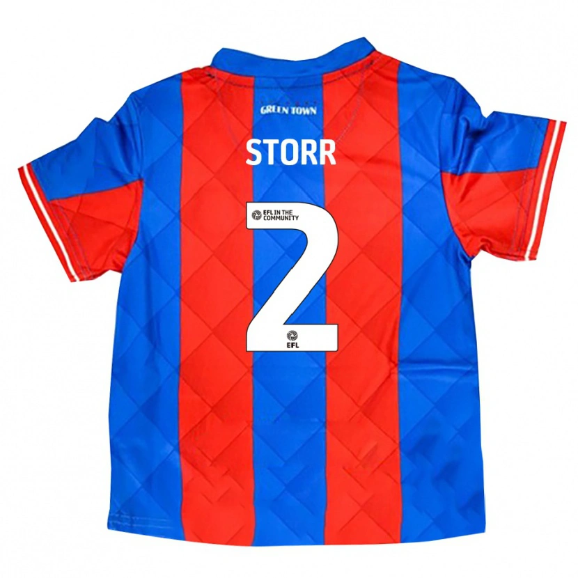 Danxen Damen Callum Storr #2 Blau Rot Weiß Auswärtstrikot Trikot 2025/26 T-Shirt