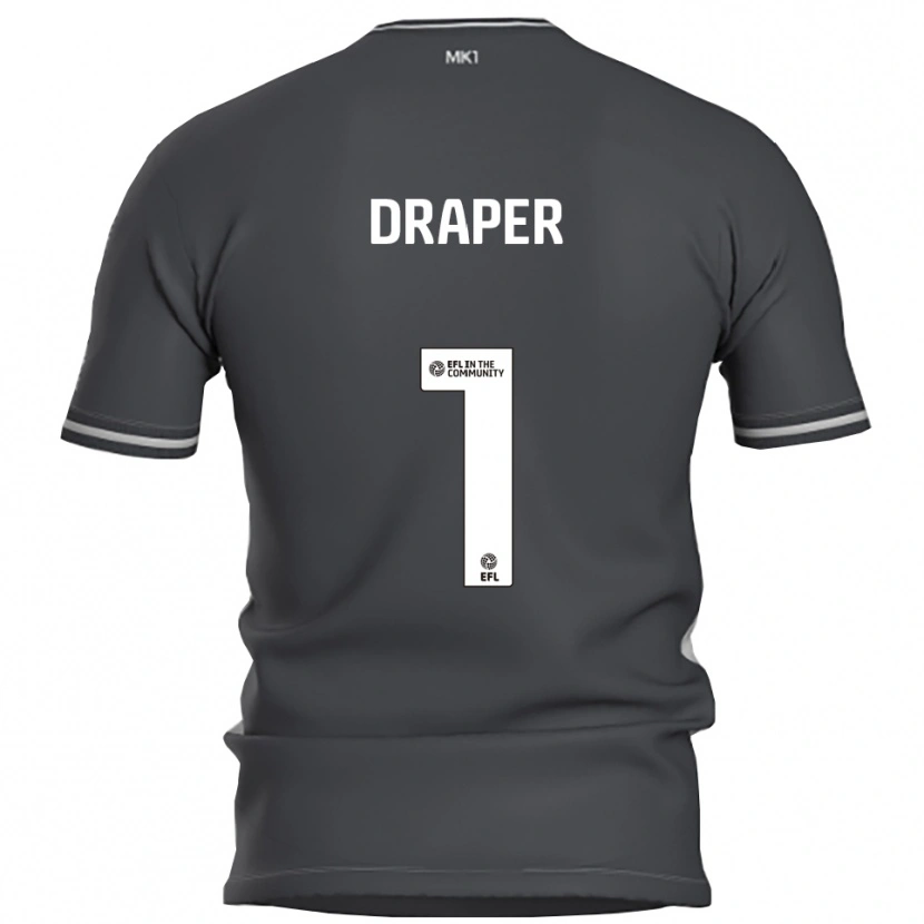Danxen Damen Anna Draper #1 Grau Silber Auswärtstrikot Trikot 2025/26 T-Shirt