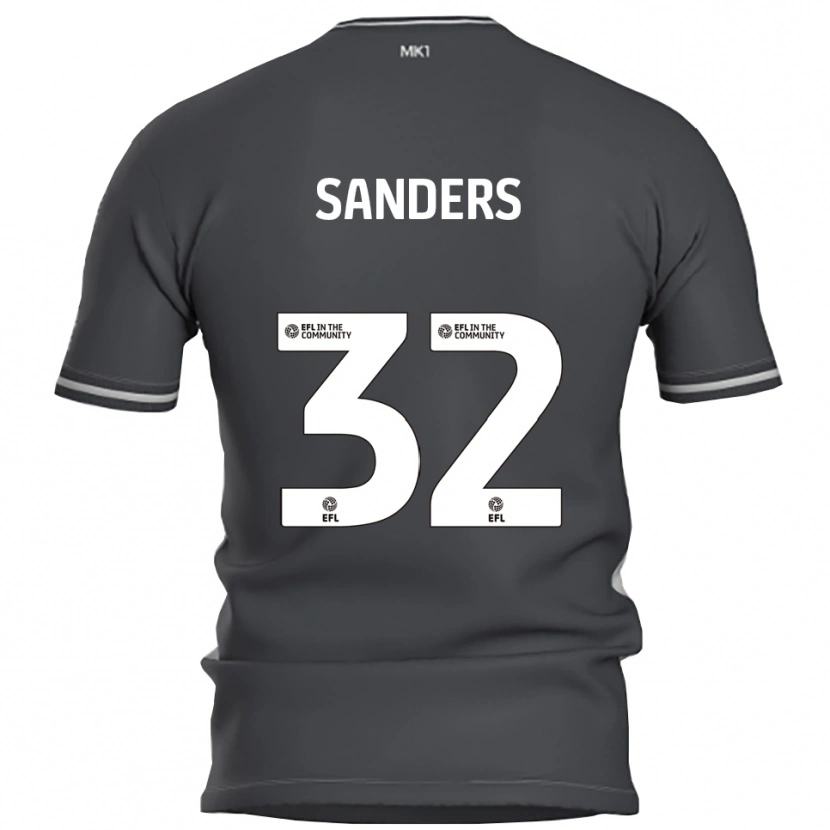 Danxen Damen Jack Sanders #32 Grau Silber Auswärtstrikot Trikot 2025/26 T-Shirt