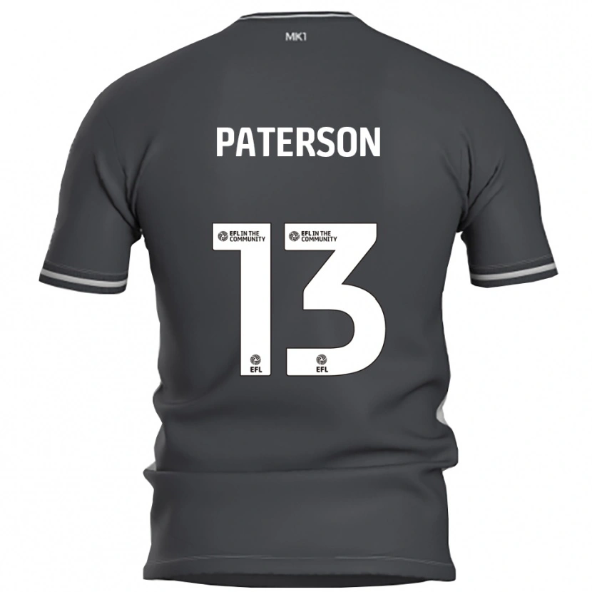 Danxen Damen Callum Paterson #13 Grau Silber Auswärtstrikot Trikot 2025/26 T-Shirt