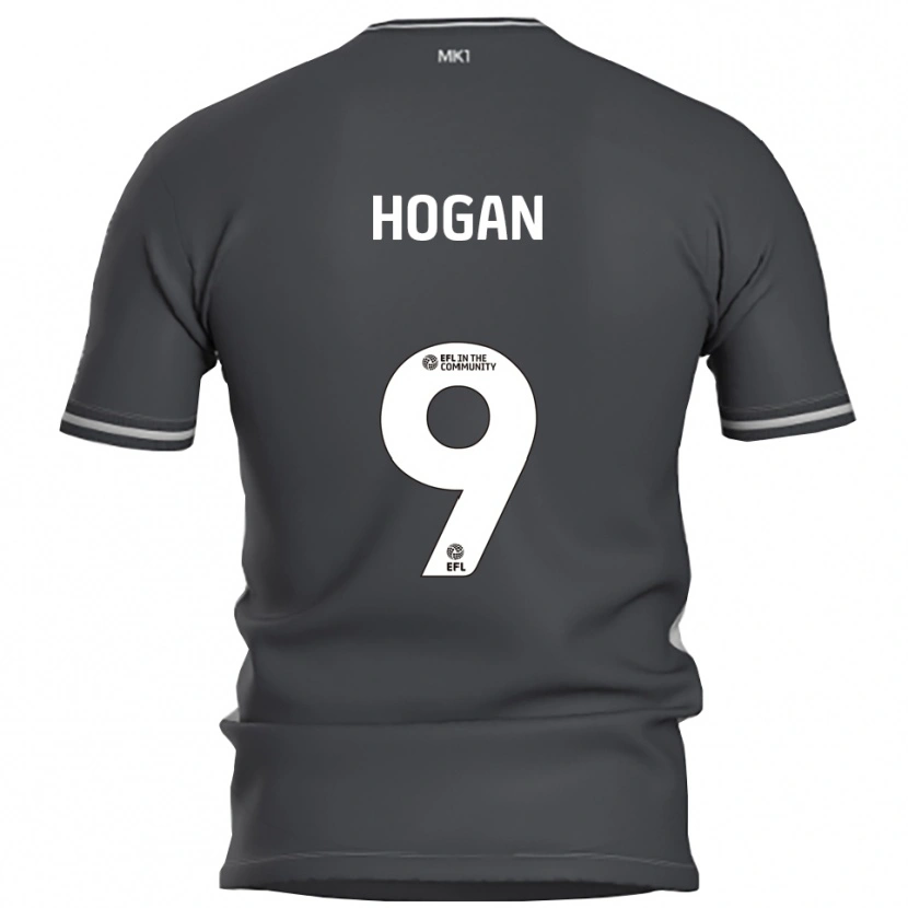 Danxen Damen Scott Hogan #9 Grau Silber Auswärtstrikot Trikot 2025/26 T-Shirt
