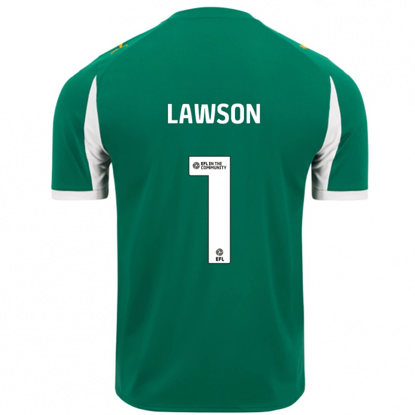Danxen Damen Harvey Lawson #1 Grün Weiß Auswärtstrikot Trikot 2025/26 T-Shirt