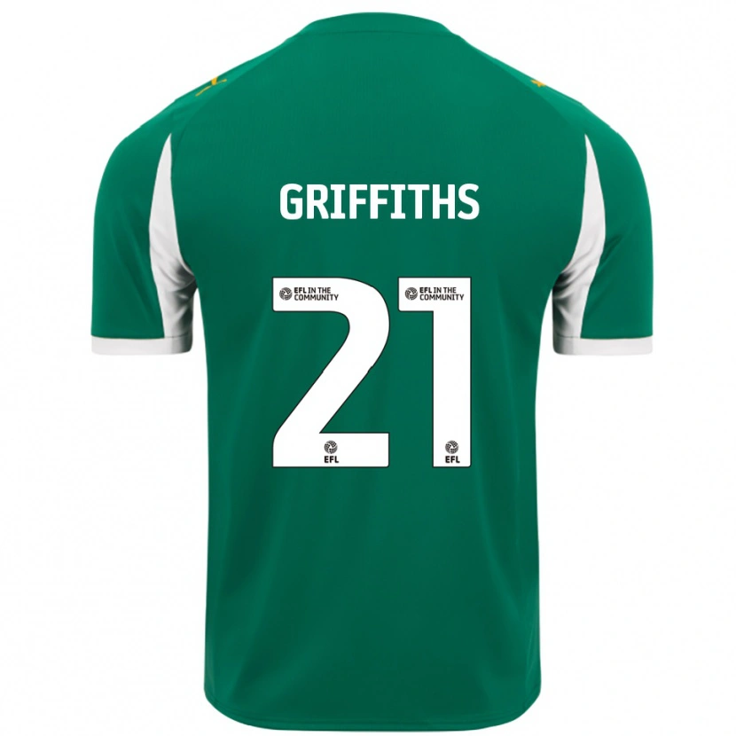 Danxen Damen Harry Griffiths #21 Grün Weiß Auswärtstrikot Trikot 2025/26 T-Shirt