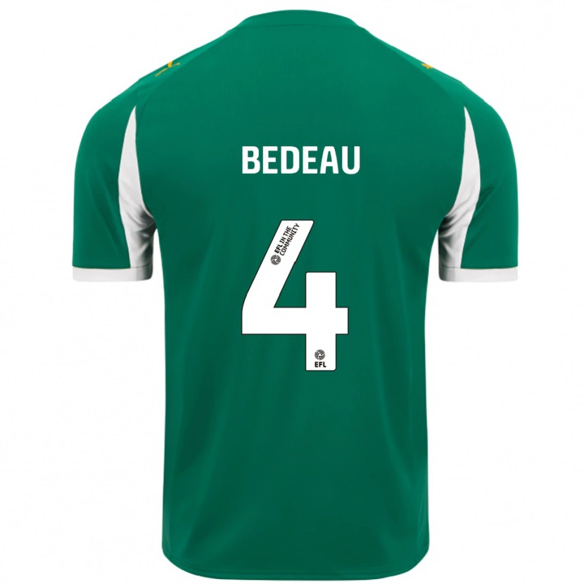 Danxen Damen Jacob Bedeau #4 Grün Weiß Auswärtstrikot Trikot 2025/26 T-Shirt