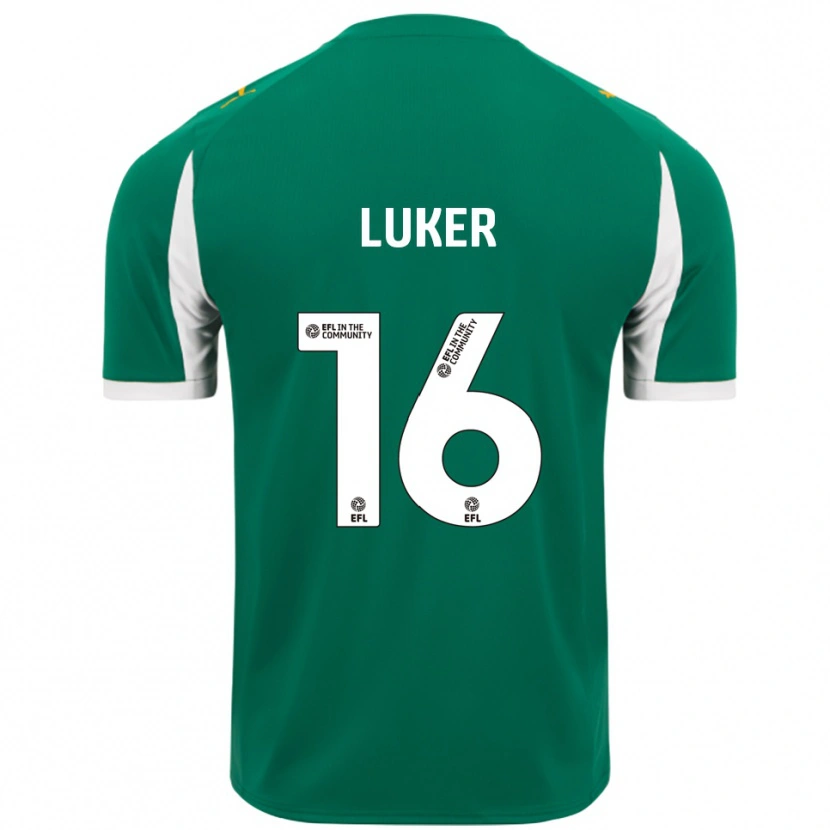 Danxen Damen Jayden Luker #16 Grün Weiß Auswärtstrikot Trikot 2025/26 T-Shirt