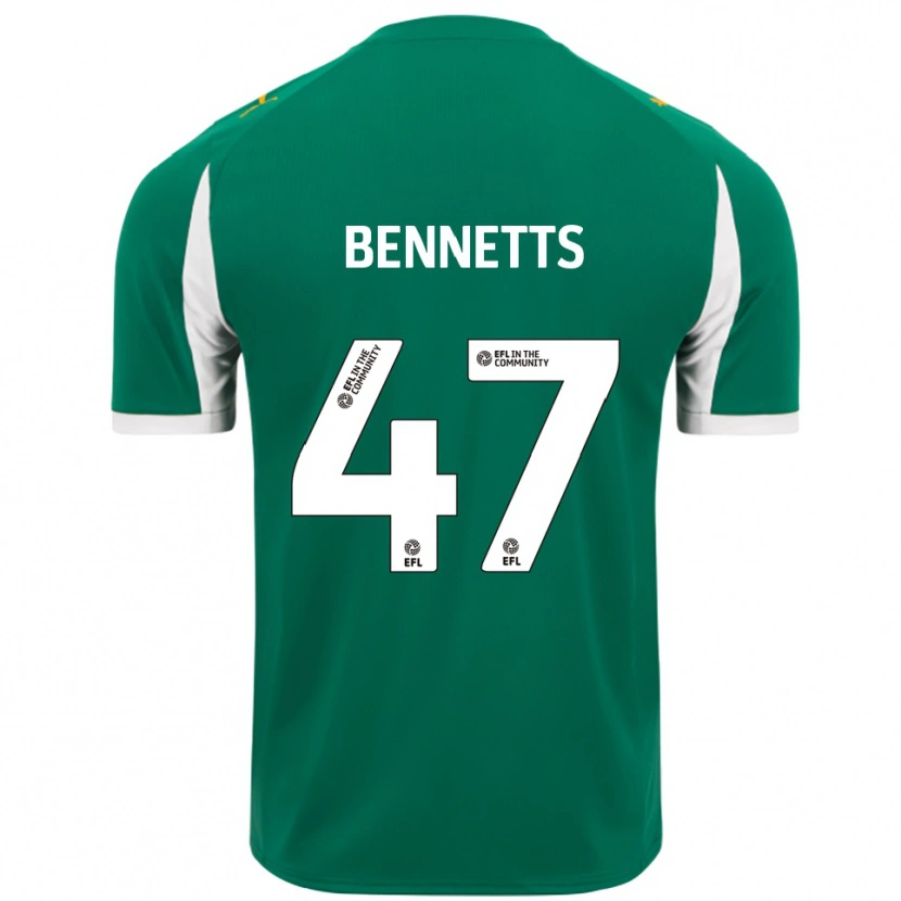 Danxen Damen Keanan Bennetts #47 Grün Weiß Auswärtstrikot Trikot 2025/26 T-Shirt
