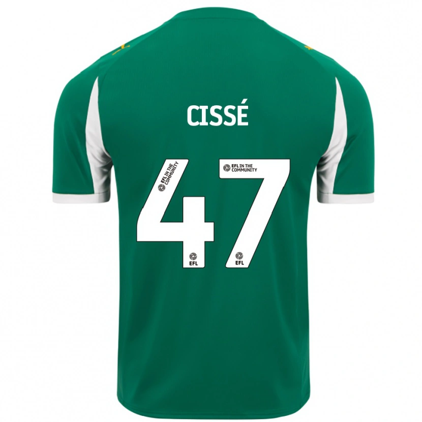 Danxen Damen Cassius Cissé #47 Grün Weiß Auswärtstrikot Trikot 2025/26 T-Shirt